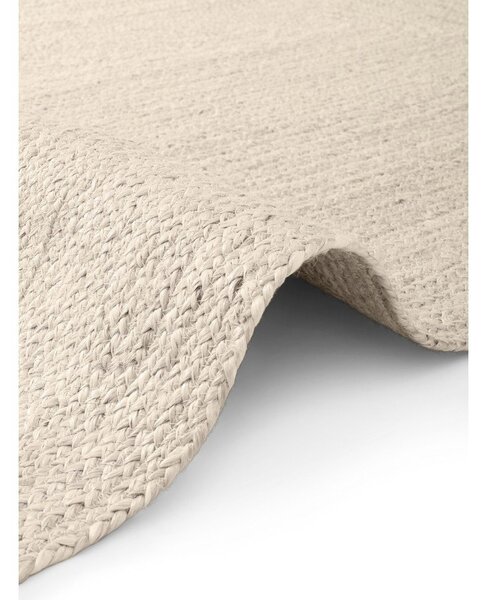 Kremno bel obojestranski/ročno tkan tekač iz jute 80x200 cm Juno – Hanse Home