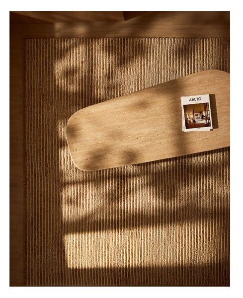 Ročno tkana preproga iz jute v naravni barvi 200x300 cm Derule – Kave Home