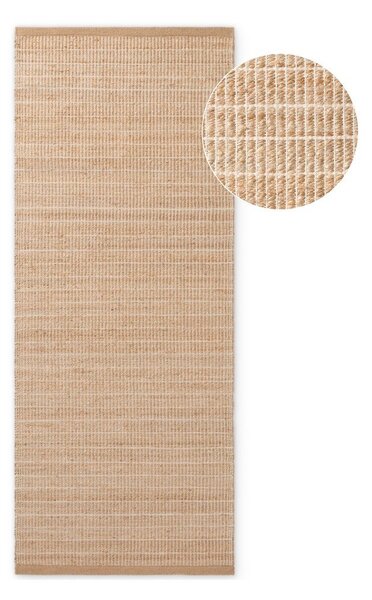 Obojestranski/ročno tkan tekač iz mešanice jute v naravni barvi 80x200 cm Birka – Villeroy&Boch