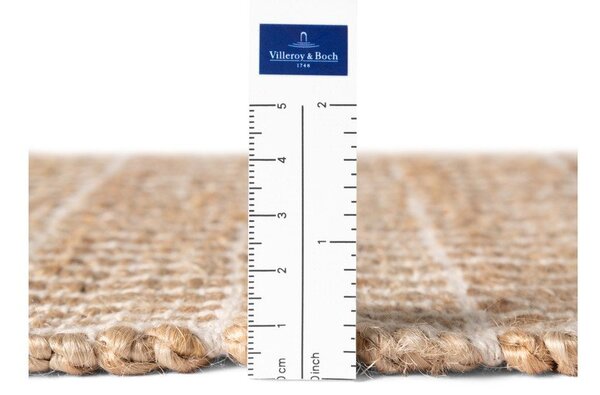 Obojestranska/ročno tkana preproga iz mešanice jute v naravni barvi 120x170 cm Birka – Villeroy&Boch