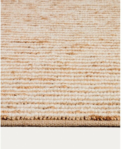 Ročno tkana preproga iz jute v naravni barvi 200x300 cm Derule – Kave Home