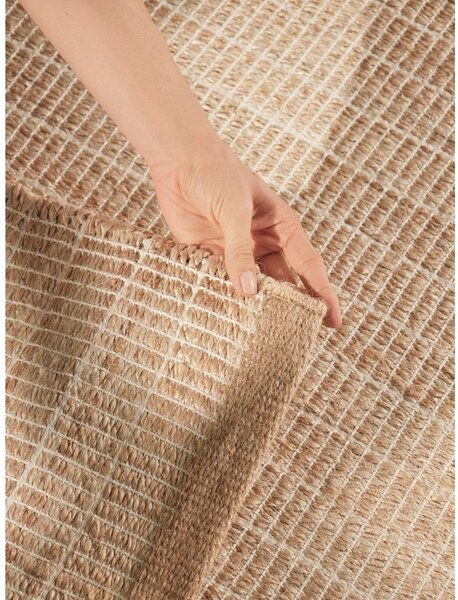 Obojestranska/ročno tkana preproga iz mešanice jute v naravni barvi 120x170 cm Birka – Villeroy&Boch