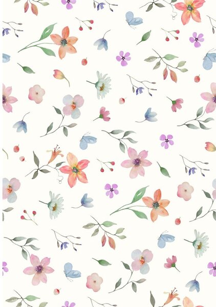 Pralna preproga 50x80 cm Floral – Vitaus