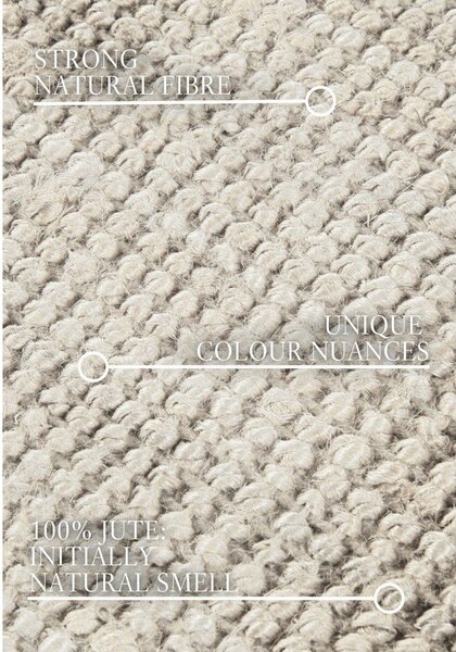 Bel obojestranski/ročno tkan tekač iz jute 80x200 cm Rosalie – Villeroy&Boch