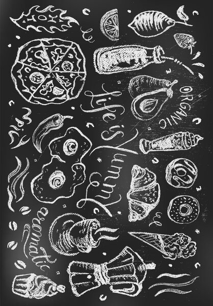Črna pralna preproga 50x80 cm Life Is Yummy – Vitaus