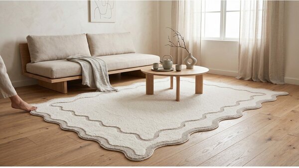 Kremno bela preproga 120x170 cm Dolce – ESTE