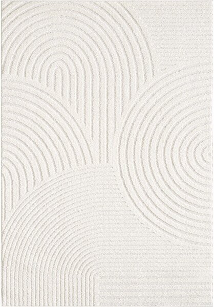 Kremno bela preproga 120x170 cm Whirl – ESTE