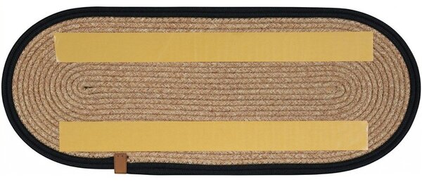 Črni/v naravni barvi komplet preprog za stopnice 16 ks 25x65 cm Milo Frame – Vitaus