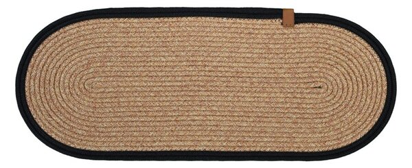 Črni/v naravni barvi komplet preprog za stopnice 16 ks 25x65 cm Milo Frame – Vitaus