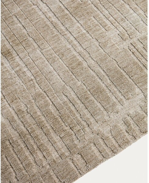 Zelena ročno tkana preproga 200x300 cm Eriana – Kave Home