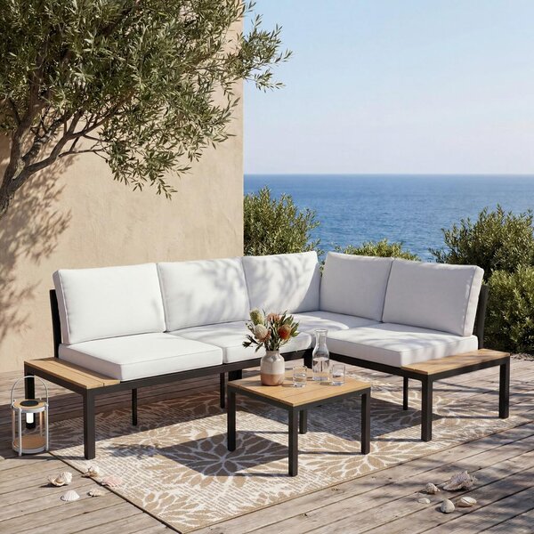 Bessagi Garden Lounge Garnitura Arianna, Krem