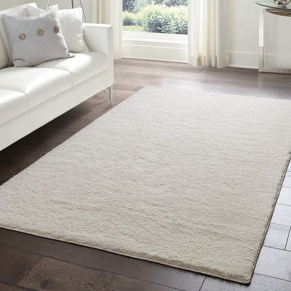 Slonokoščena pralna preproga 80x150 cm Super Snug – Asiatic Carpets
