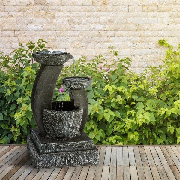Blumfeldt FANTAGHIRO OKRASNA FONTANA, VRTNA FONTANA, 3W SOLAR LED POLIRESIN, VIDEZ KAMNA