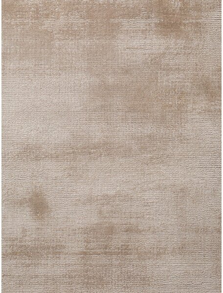 Bež ročno tkana viskozna preproga 80x150 cm Noemi – Vikosa