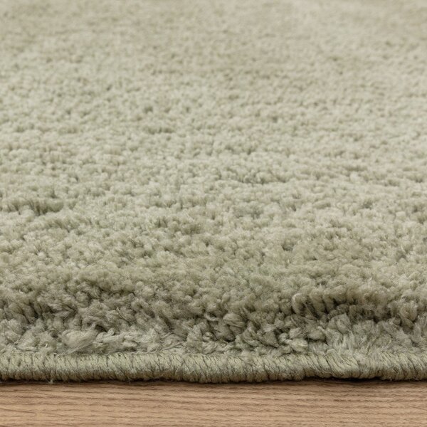 Zelena pralna preproga 80x150 cm Super Snug – Asiatic Carpets