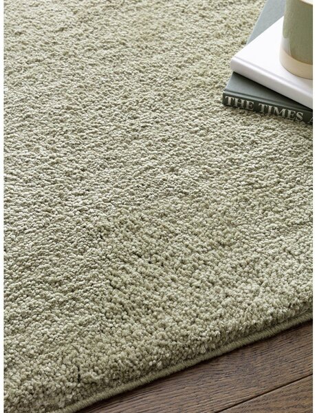 Zelena pralna preproga 80x150 cm Super Snug – Asiatic Carpets