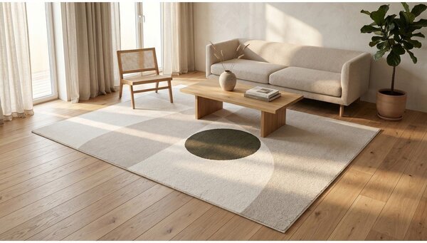 Bež/kremno bela preproga 120x170 cm Martini – ESTE