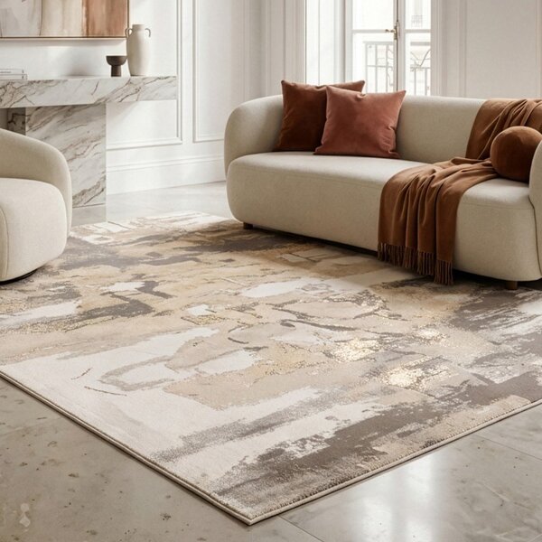 Bež/kremno bela preproga 120x160 cm Miro – Asiatic Carpets