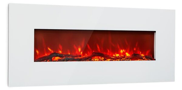 Klarstein Lausanne Long, Električni kamin, 1600W, 2 nastavitvi temperature, 128 cm