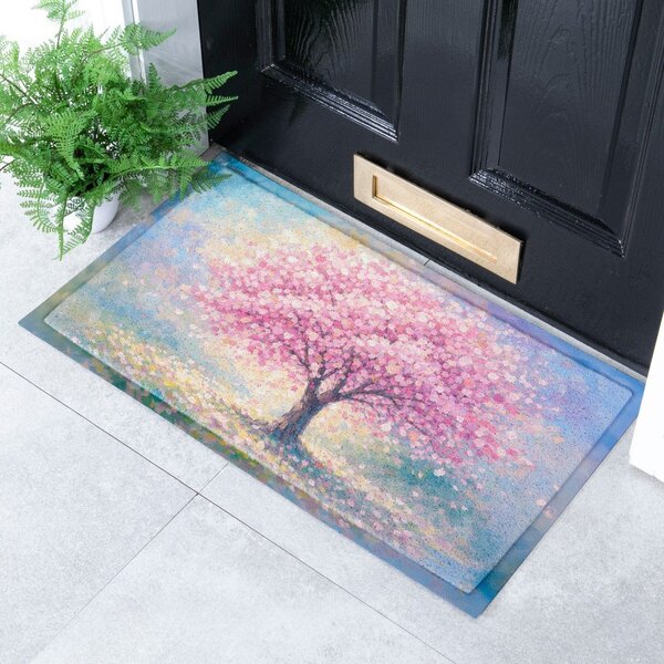 Predpražnik iz PVC-ja 40x70 cm Blossom Tree – Artsy Doormats