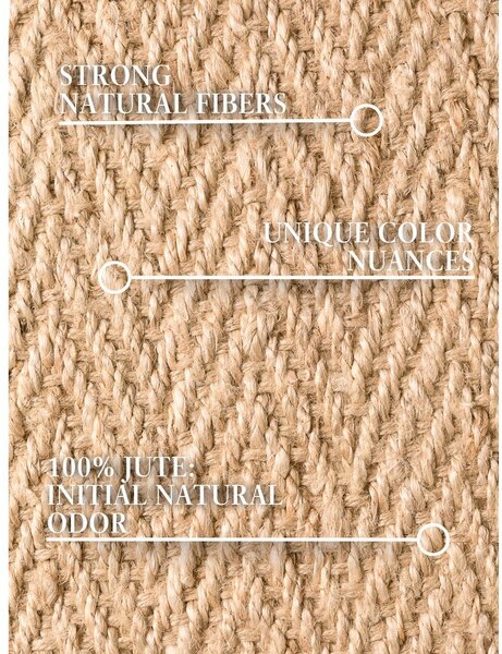 Ročno tkana preproga iz jute v svetli naravni barvi 160x230 cm Mirabelle – Villeroy&Boch