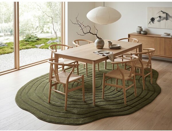 Temno zelena preproga 160x230 cm Pebble – ESTE