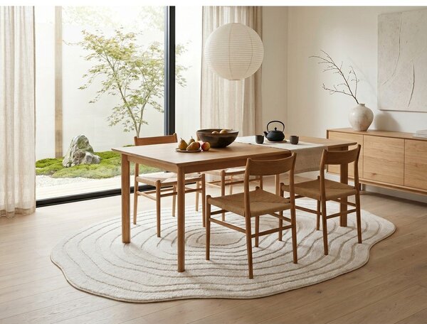 Kremno bela preproga 160x230 cm Pebble – ESTE