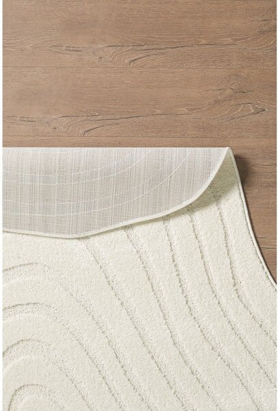 Kremno bela preproga 160x230 cm Pebble – ESTE