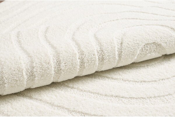Kremno bela preproga 160x230 cm Pebble – ESTE