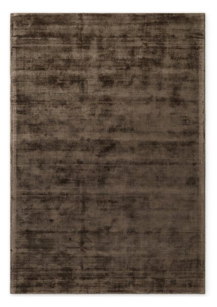 Rjava ročno tkana viskozna preproga 120x180 cm Noemi – Vikosa