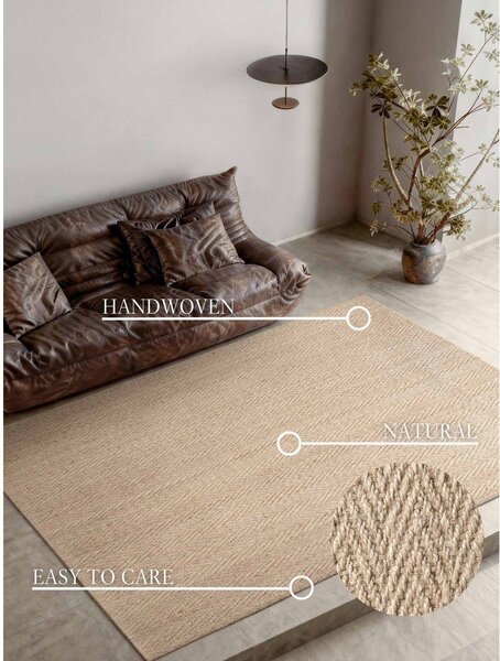 Ročno tkana preproga iz jute v naravni barvi 160x230 cm Mirabelle – Villeroy&Boch