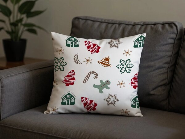 Poliprelazna prevleka za vzglavnik HOLLY POLY 45x45 cm, bela