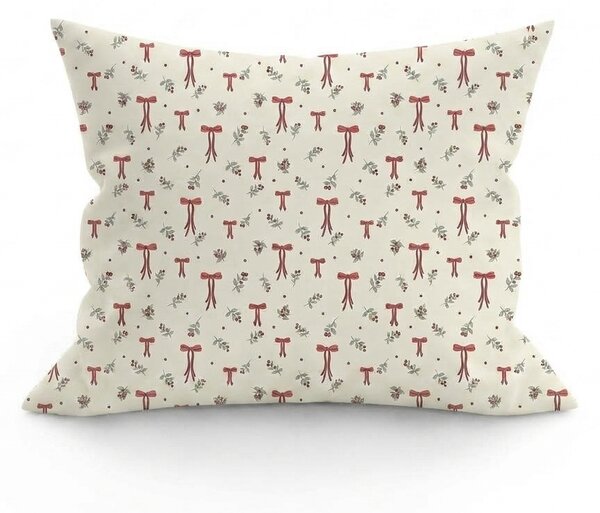 Polibombažni prevleka za vzglavnik HOLLY BOWS POLY 45x45 cm, barvni