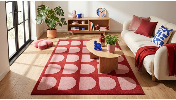 Rdeča/rožnata preproga 120x170 cm Pomegranate – ESTE