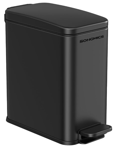 Kopalniški koš za smeti NORD, 5 l, črn SongmicsHome
