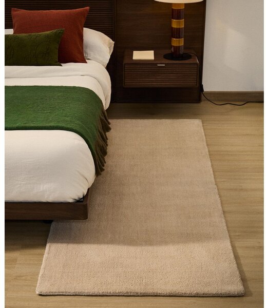 Kremno bel tekač 80x200 cm Empuries – Kave Home