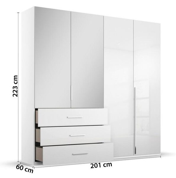 Home24 Omara S Klasičnimi Vrati Montclar, Bela
