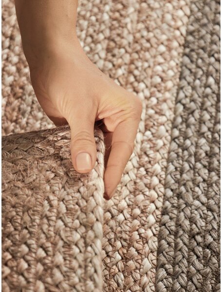 Obojestranski/ročno tkan tekač iz jute 80x200 cm Juno – Hanse Home