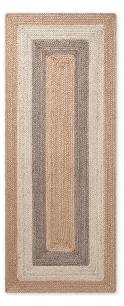 Obojestranski/ročno tkan tekač iz jute 80x200 cm Juno – Hanse Home