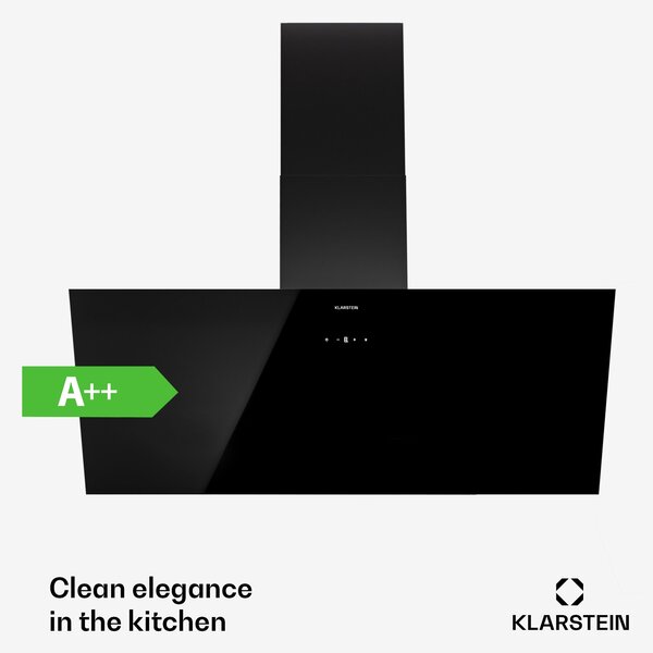 Klarstein Laurel 90 Napa 90 cm Izpihani zrak: 247 m³/h LED Touch