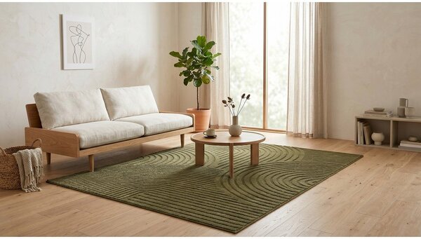 Temno zelena preproga 120x170 cm Whirl – ESTE