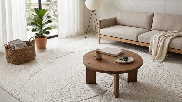 Kremno bela preproga 120x170 cm Lamina – ESTE