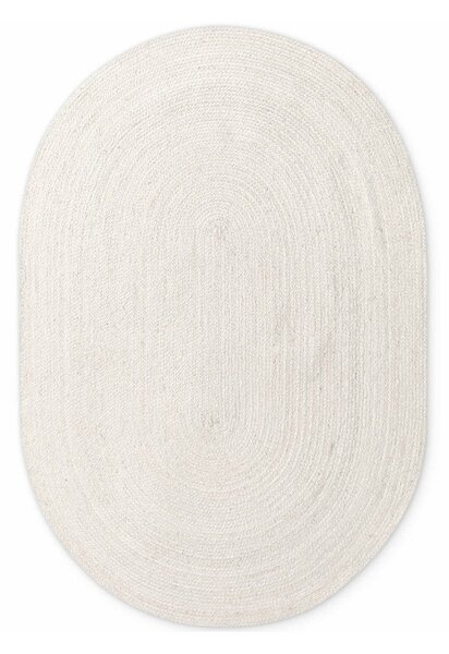 Kremno bela obojestranska/ročno tkana preproga iz jute 160x230 cm Braided – Hanse Home