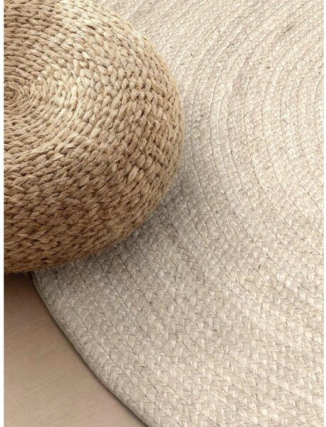 Kremno bela obojestranska/ročno tkana preproga iz jute 160x230 cm Braided – Hanse Home