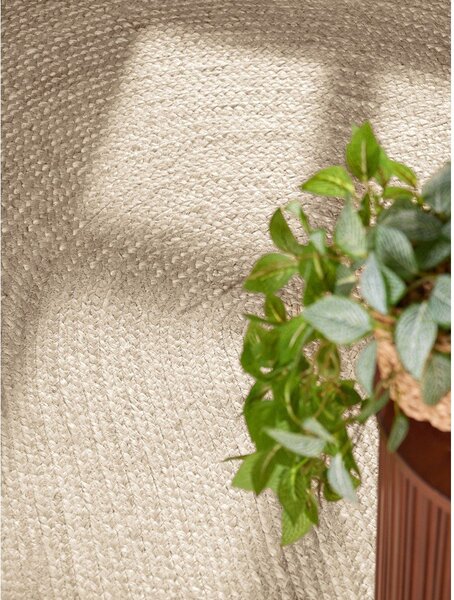 Kremno bela obojestranska/ročno tkana preproga iz jute 160x230 cm Braided – Hanse Home