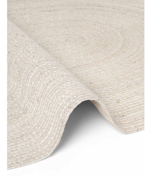 Kremno bela obojestranska/ročno tkana preproga iz jute 160x230 cm Braided – Hanse Home