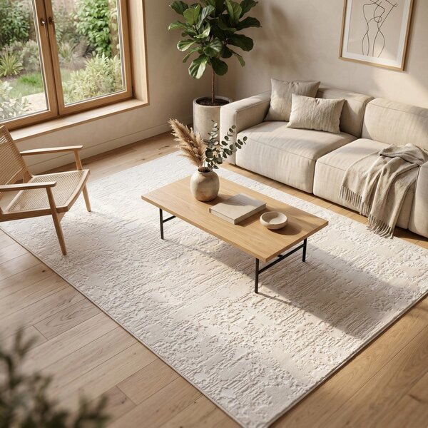 Kremno bela preproga 120x170 cm Celeste – ESTE