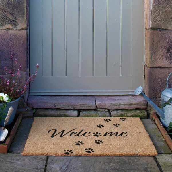 Predpražnik iz kokosovih vlaken 60x90 cm Welcome Paws – Artsy Doormats