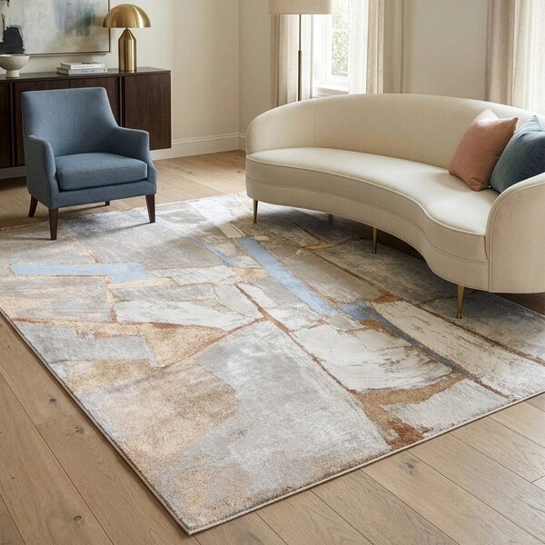 Bež/kremno bela preproga 120x160 cm Miro – Asiatic Carpets