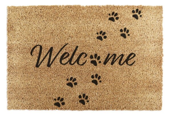 Predpražnik iz kokosovih vlaken 60x90 cm Welcome Paws – Artsy Doormats